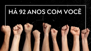 Há 92 Anos com você!
