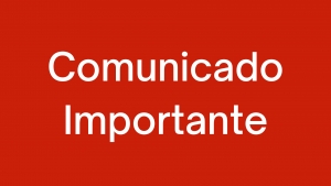 Comunicado importante