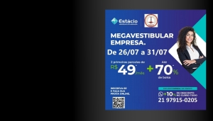 Convênios | Até Sábado: Promoção para novas matrículas na Universidade Estácio de Sá